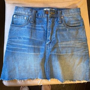 Madewell Jean skirt size 25